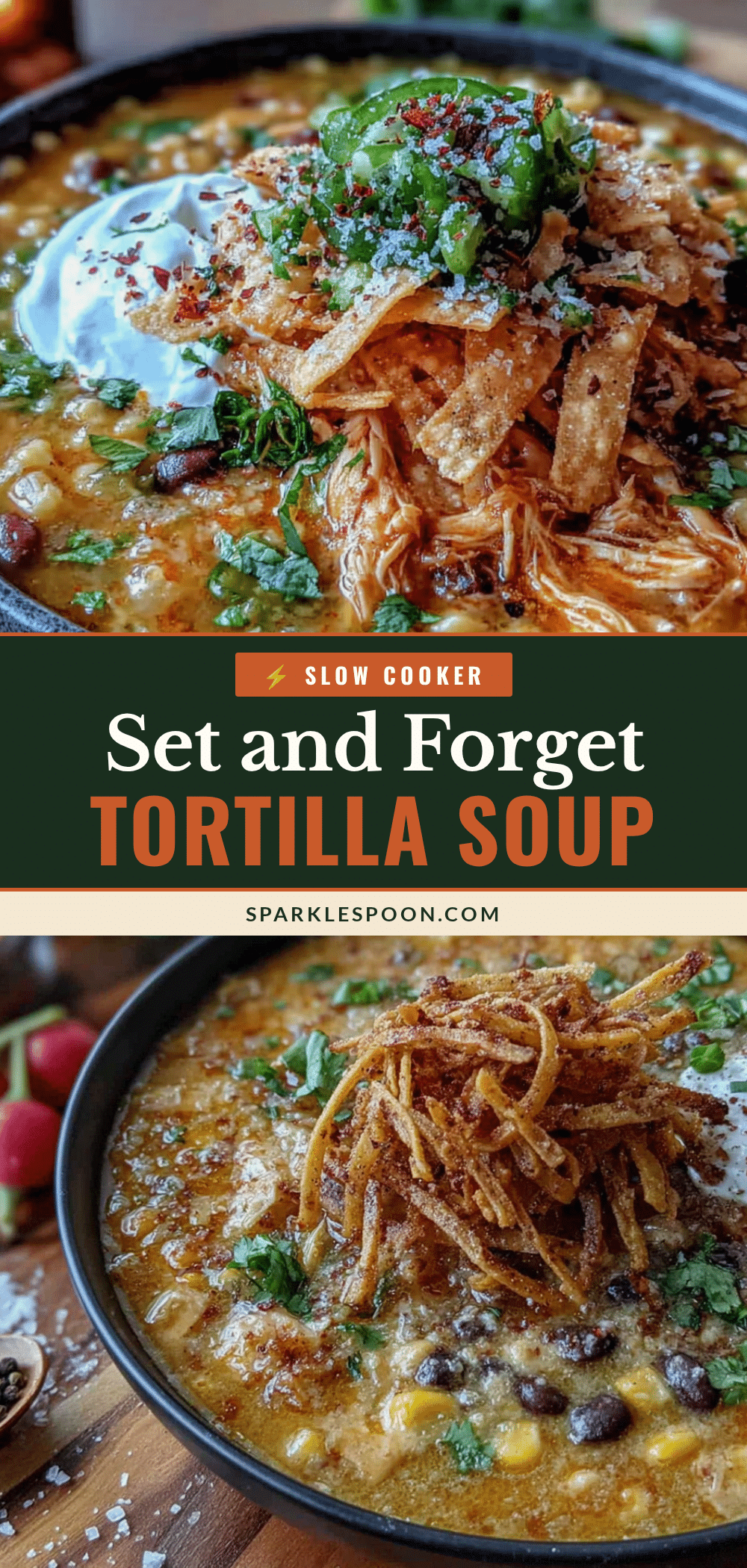 crockpot chicken tortilla soup recipe