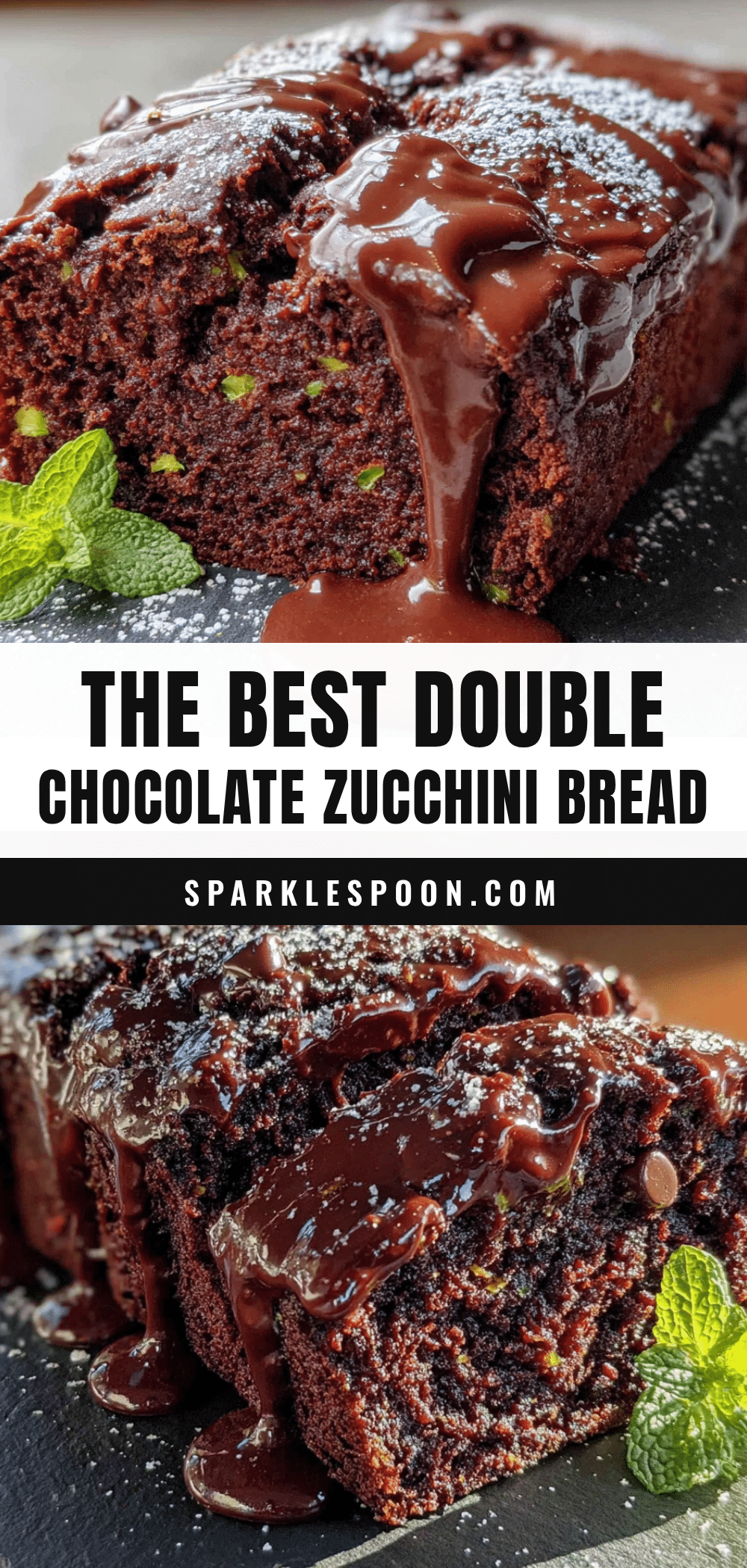 double chocolate zucchini bread recipe