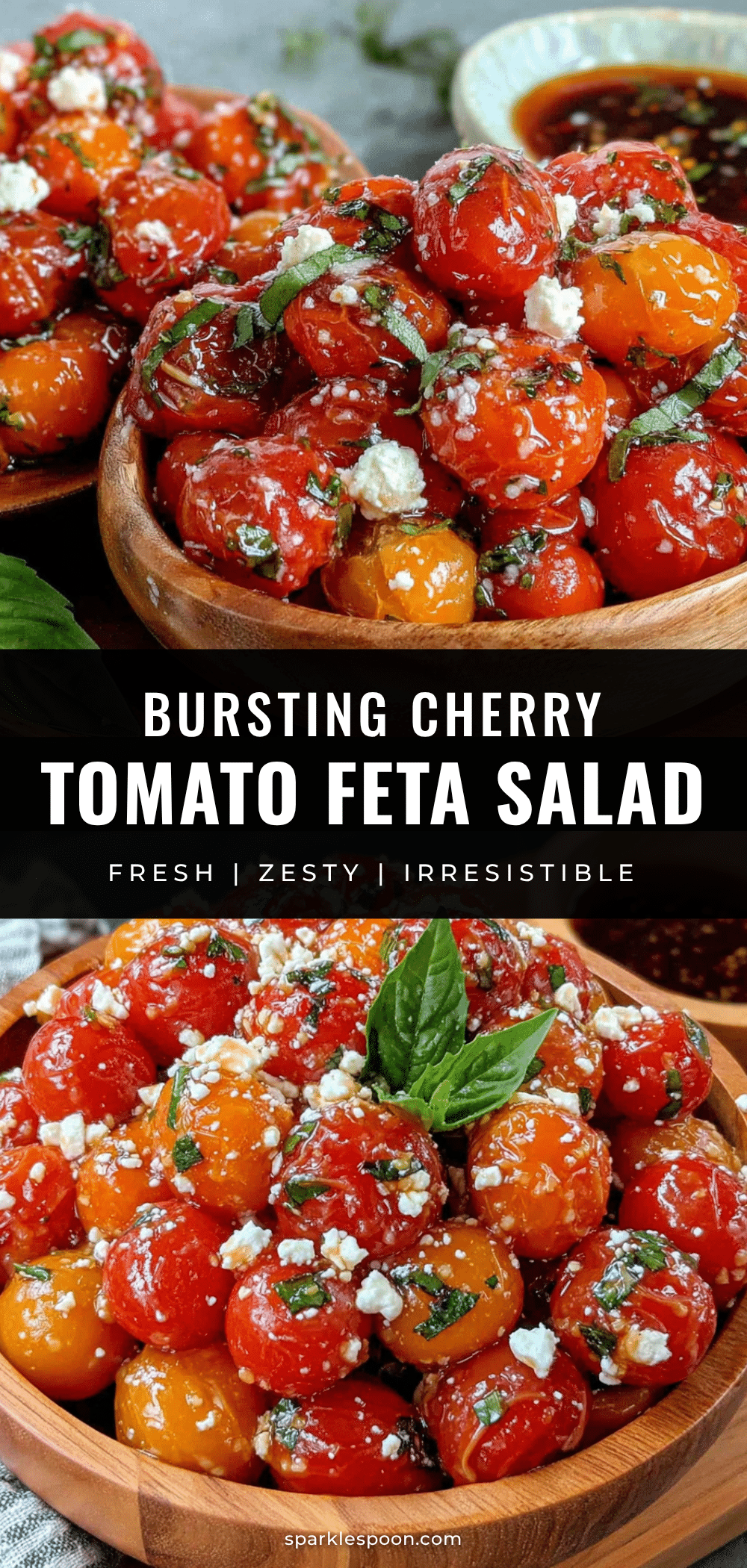 fresh marinated cherry tomato salad with feta recipe