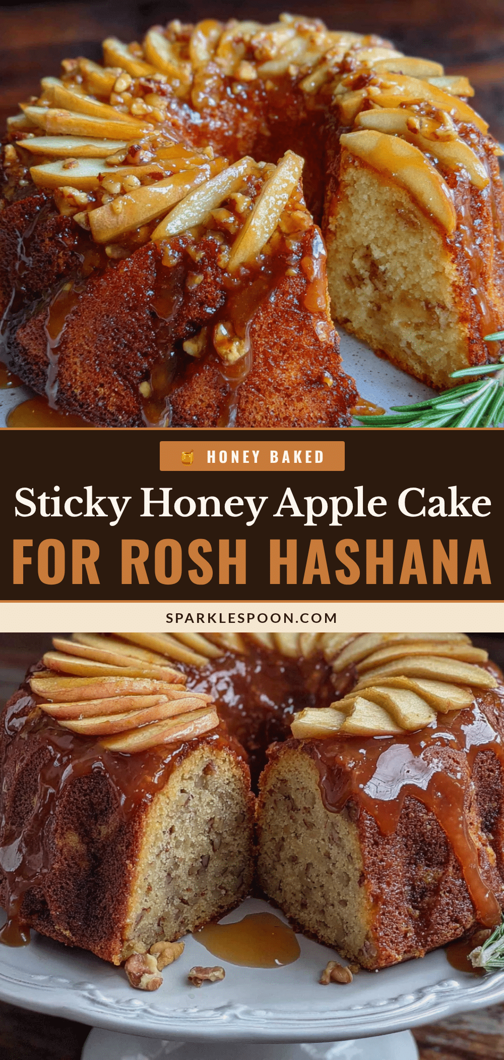honey glazed apple cake recipe