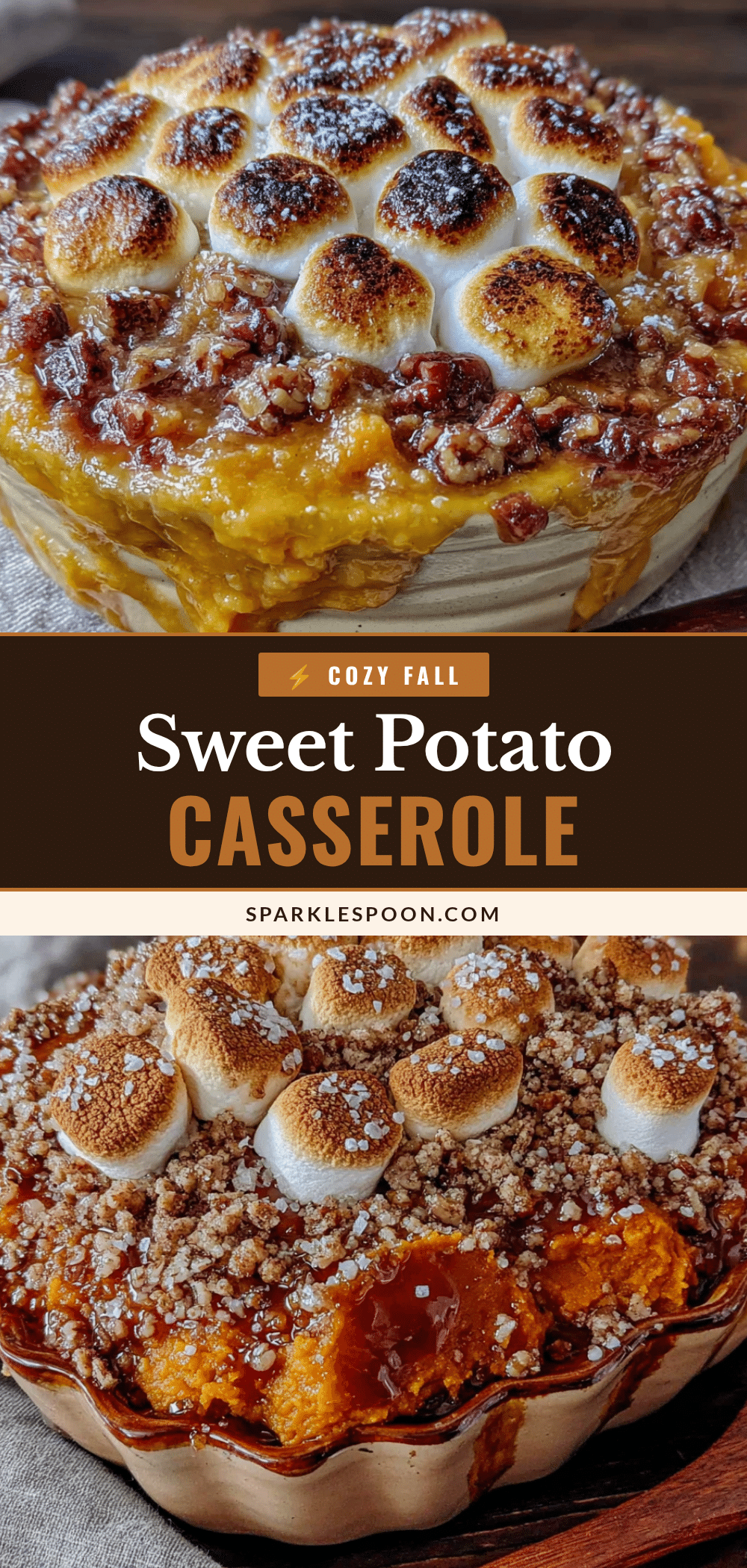 maple bourbon sweet potato casserole recipe