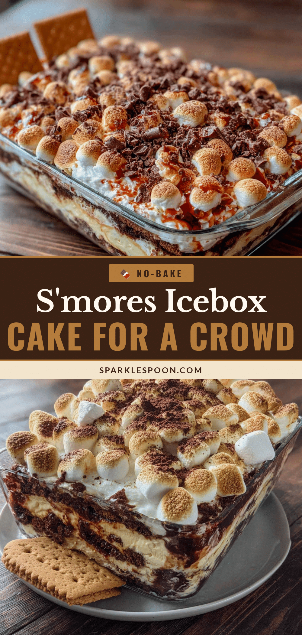 no-bake smores icebox cake recipe