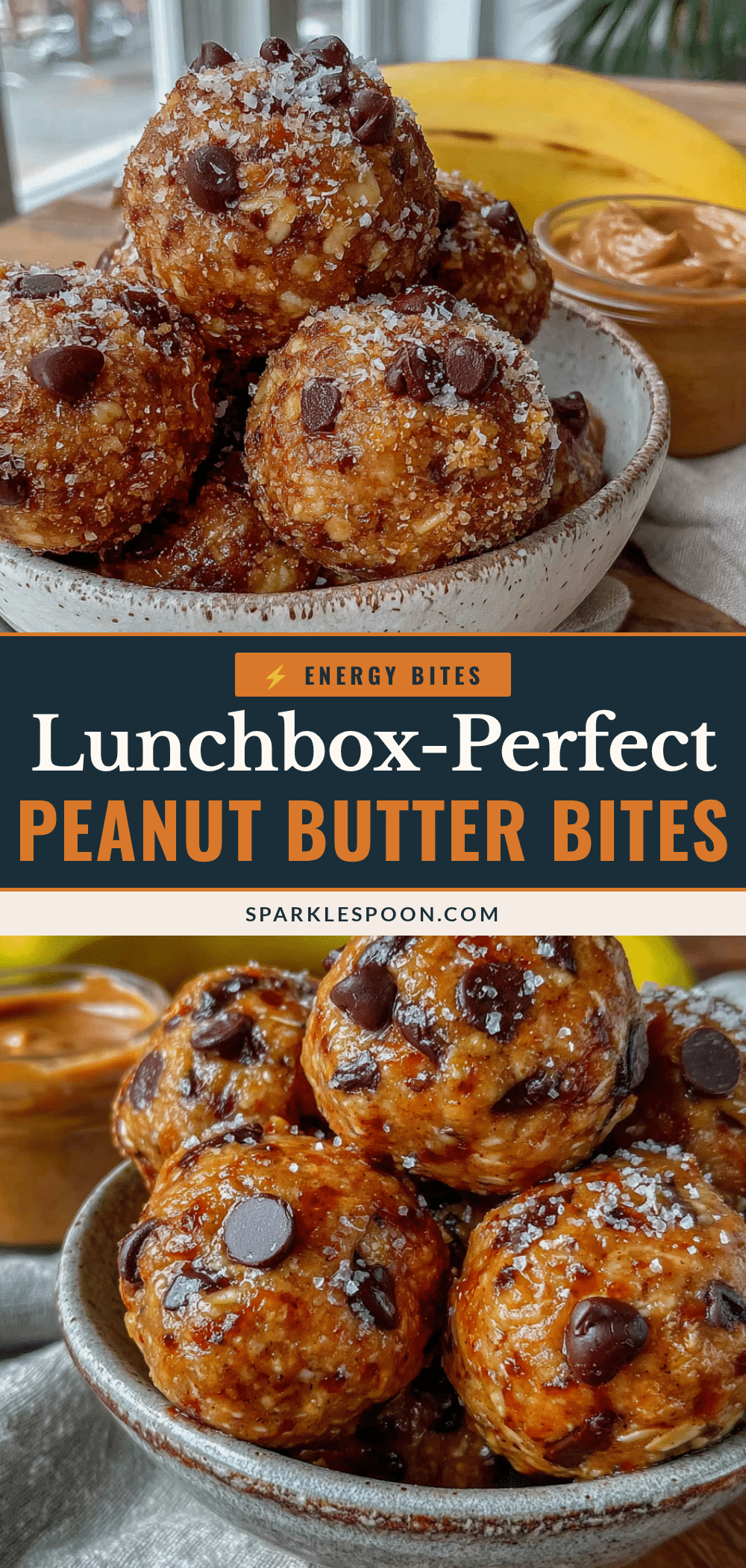 peanut butter banana energy bites recipe