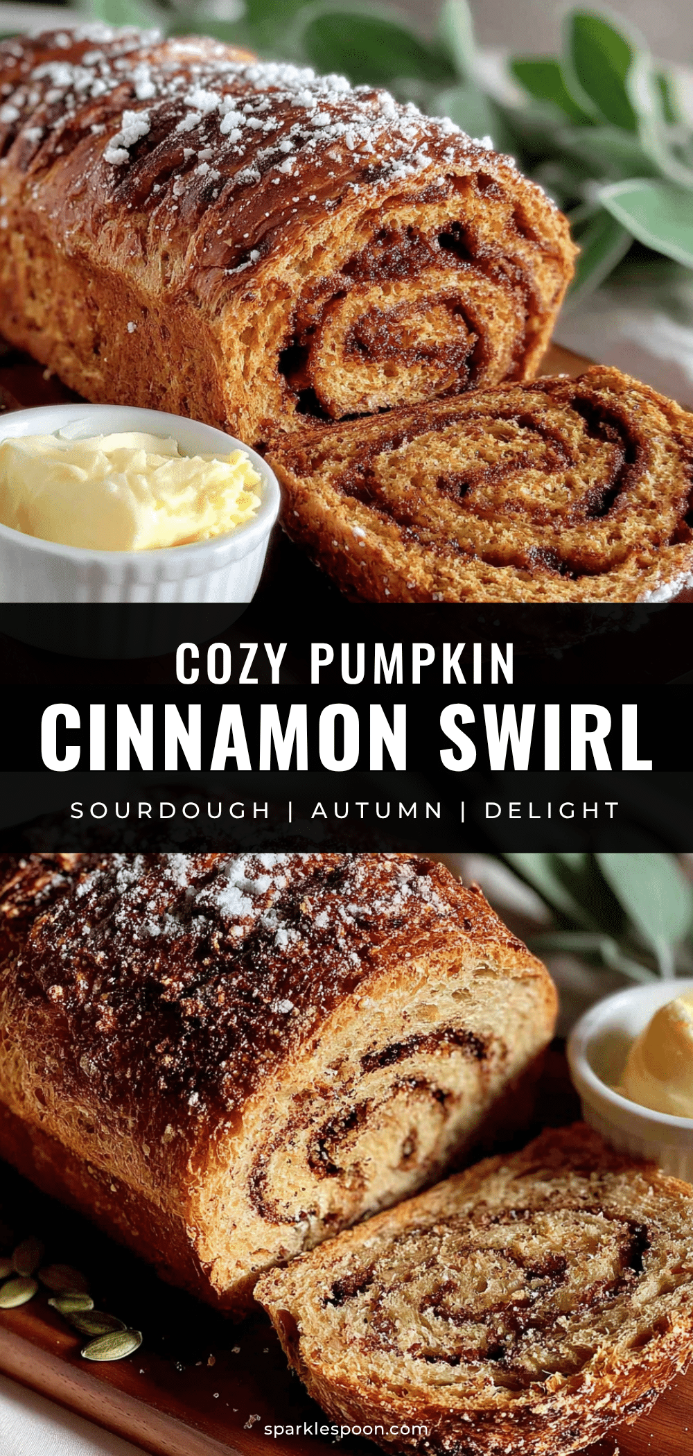 pumpkin cinnamon swirl sourdough bread recipe