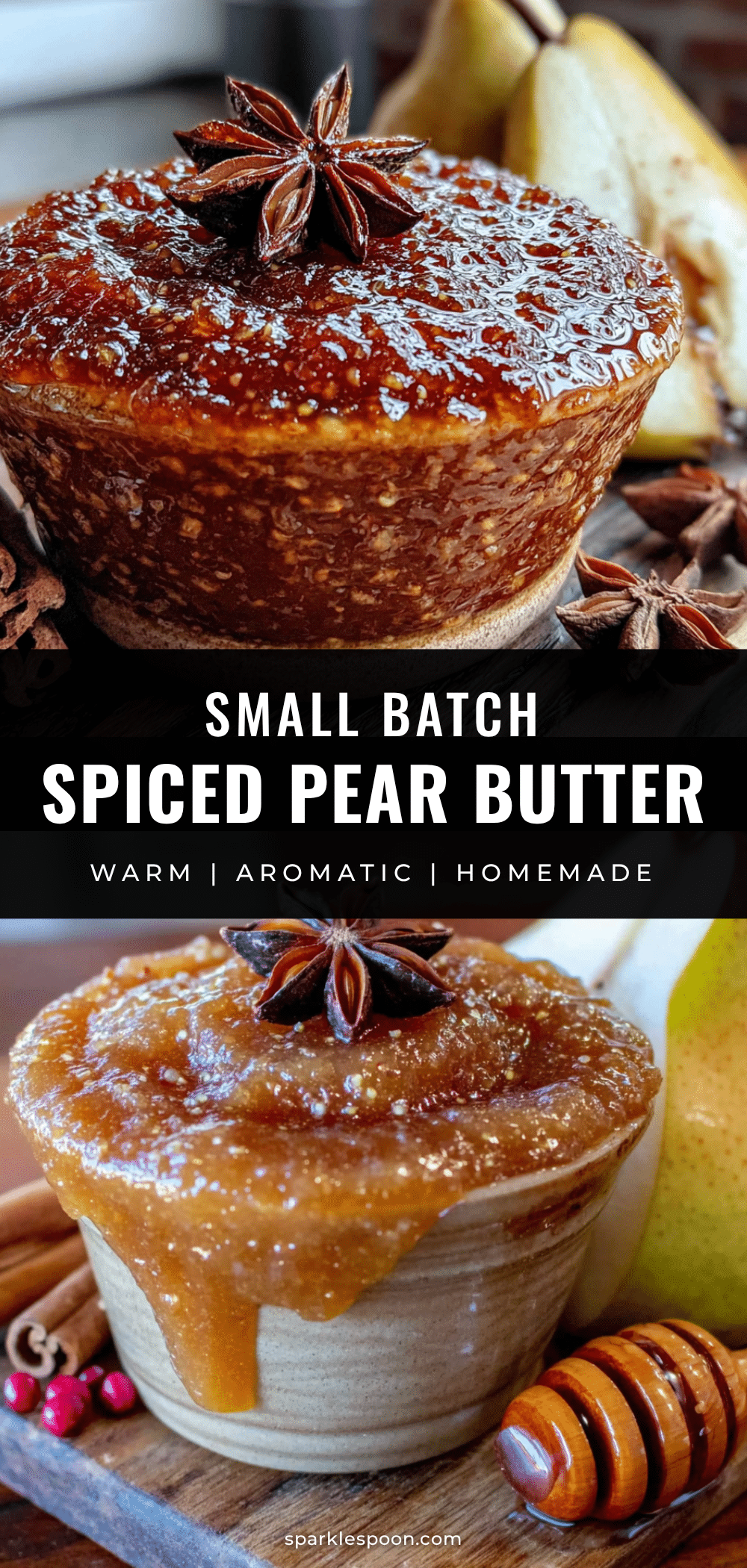 small batch spiced pear butter recipe