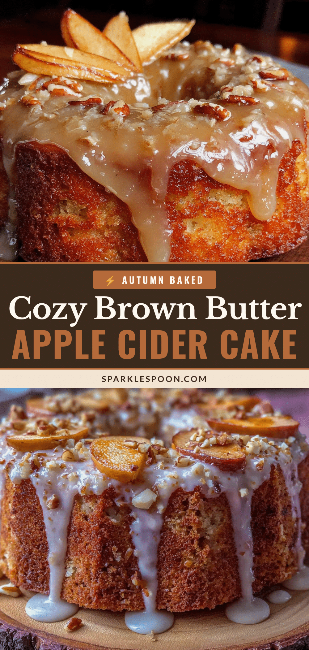 brown butter apple cider cake recipe