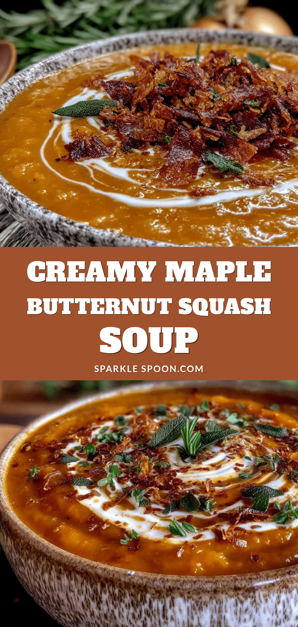 creamy maple butternut squash soup recipe