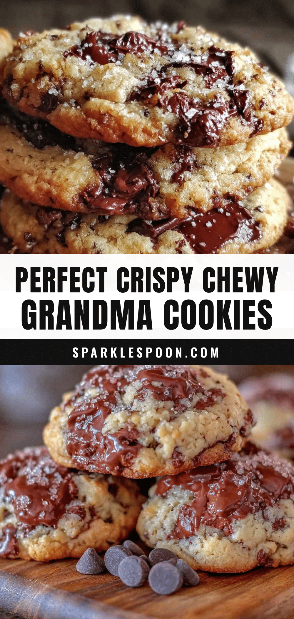 crispy chewy grandmas chocolate chip cookies recipe