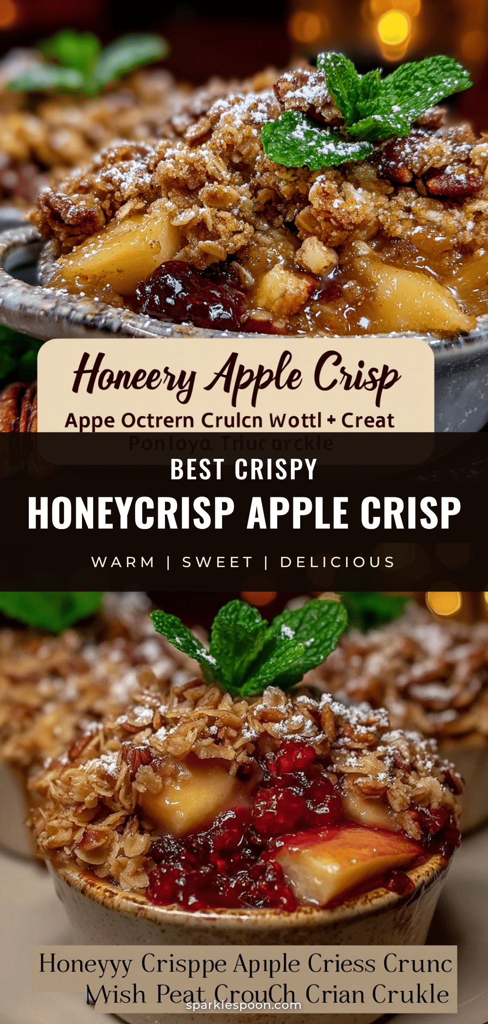 Crispy Honeycrisp Apple Crisp recipe