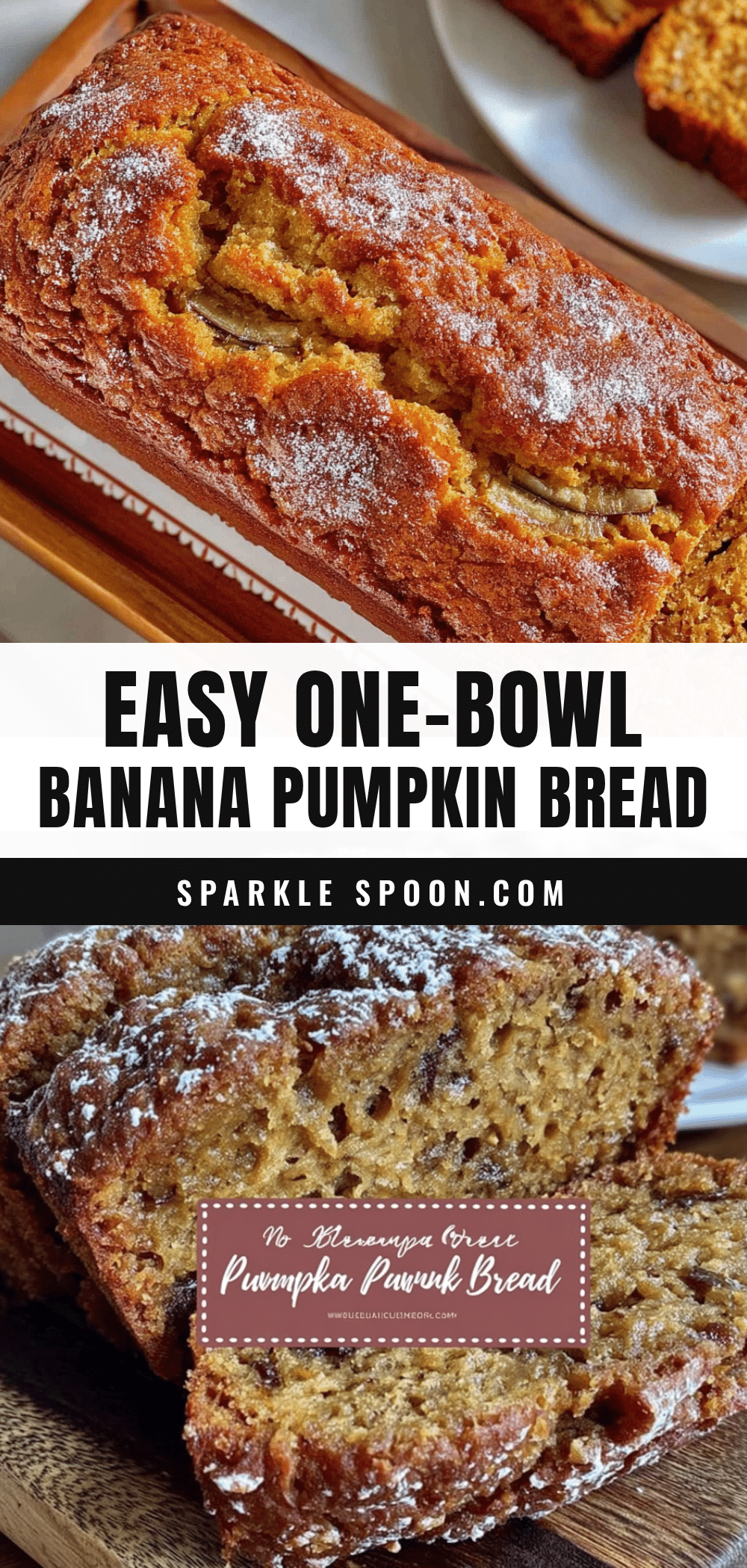 Easy One-Bowl Banana Pumpkin Bread recipe