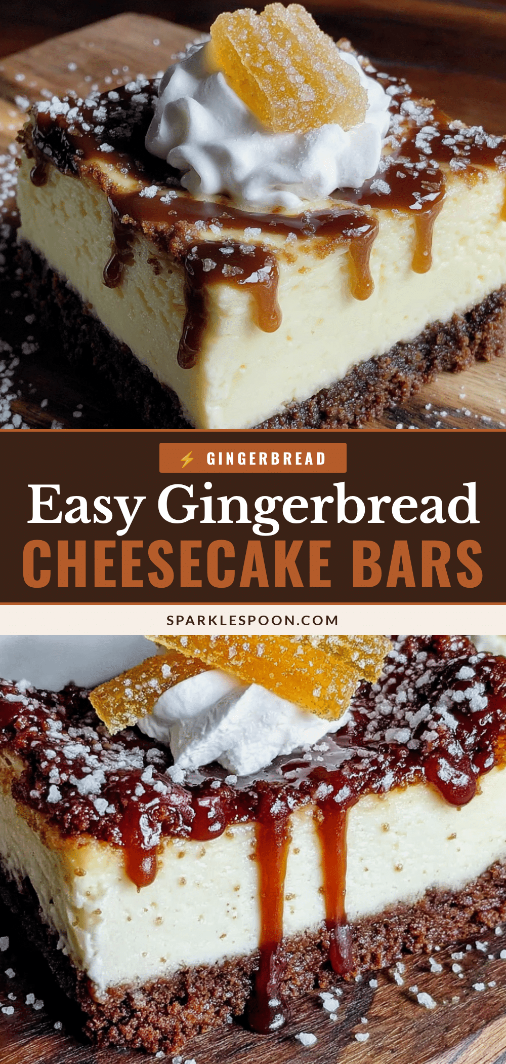 gingerbread cheesecake bars recipe