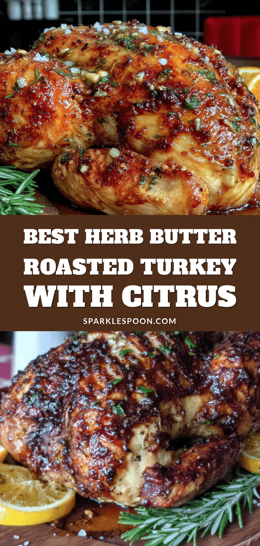 herb butter roasted turkey with citrus recipe