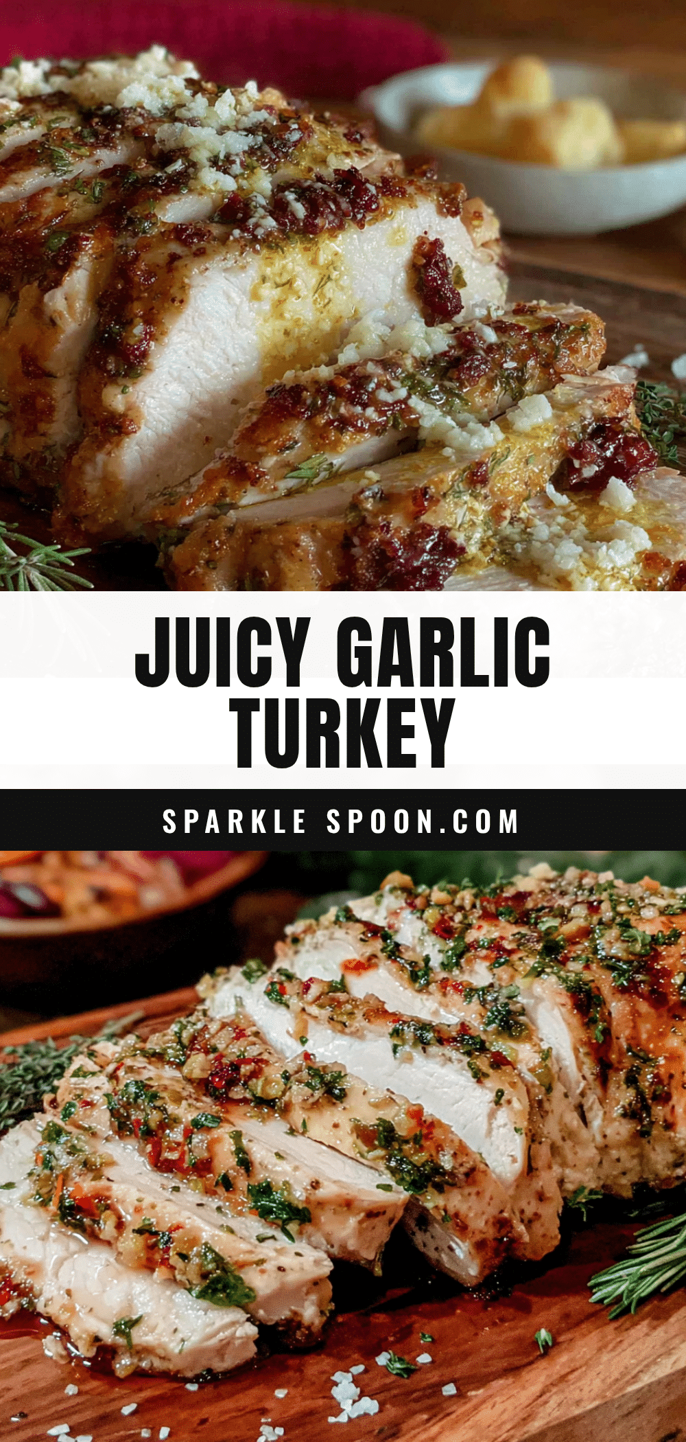 juicy garlic herb butter roasted turkey breast recipe