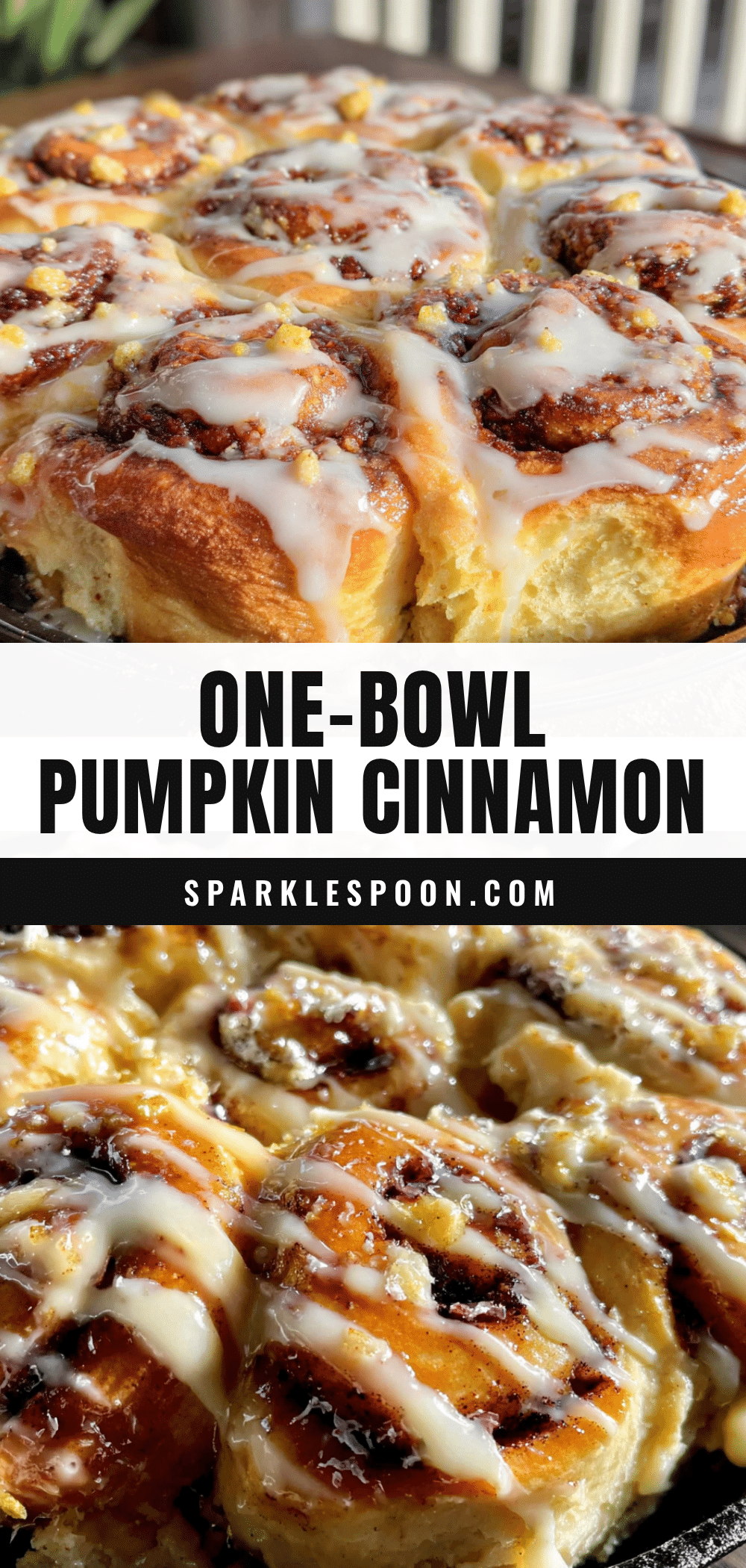 one bowl pumpkin cinnamon rolls recipe