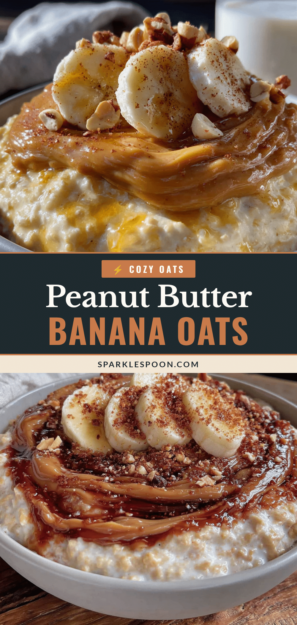 peanut butter banana overnight oats recipe