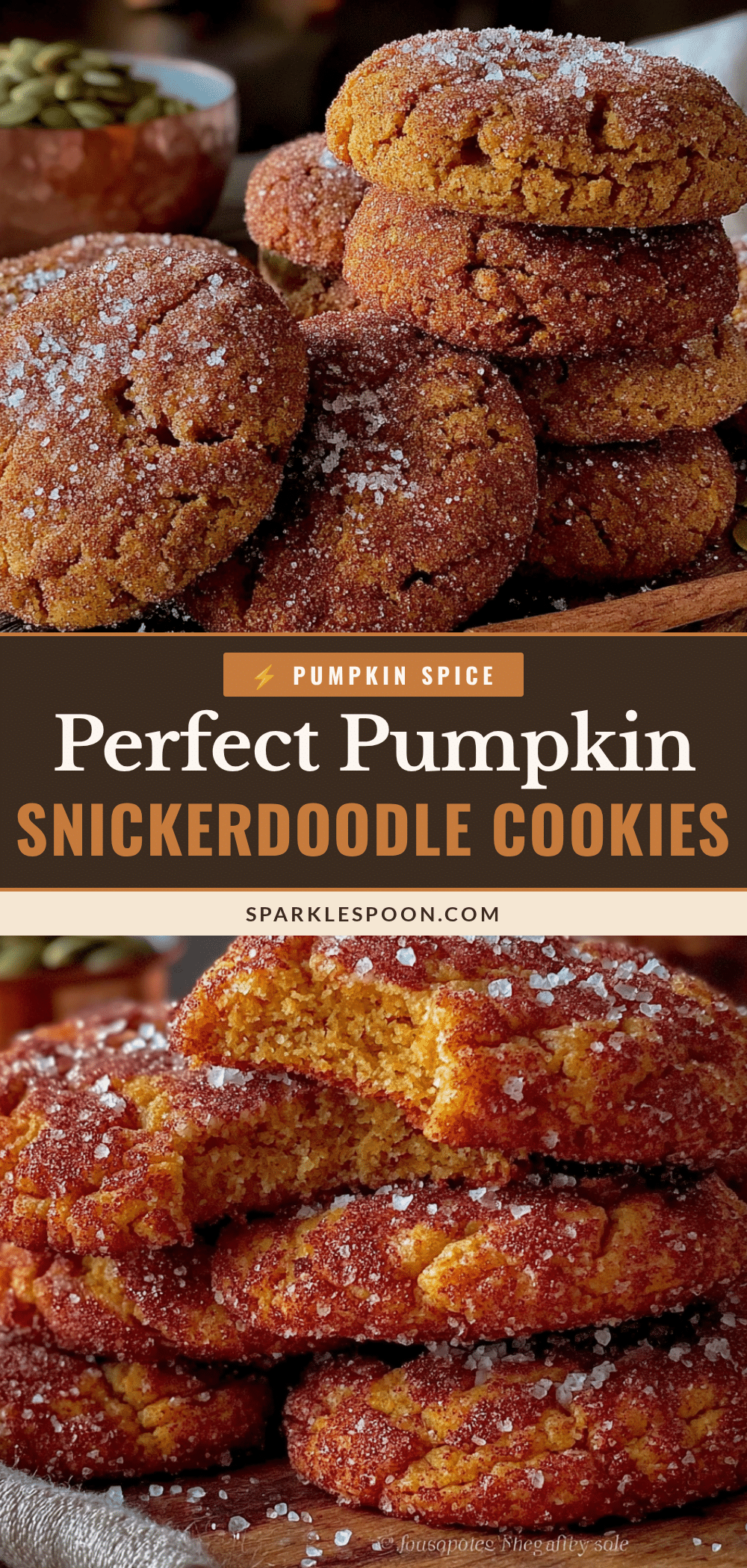 pumpkin snickerdoodle cookies recipe