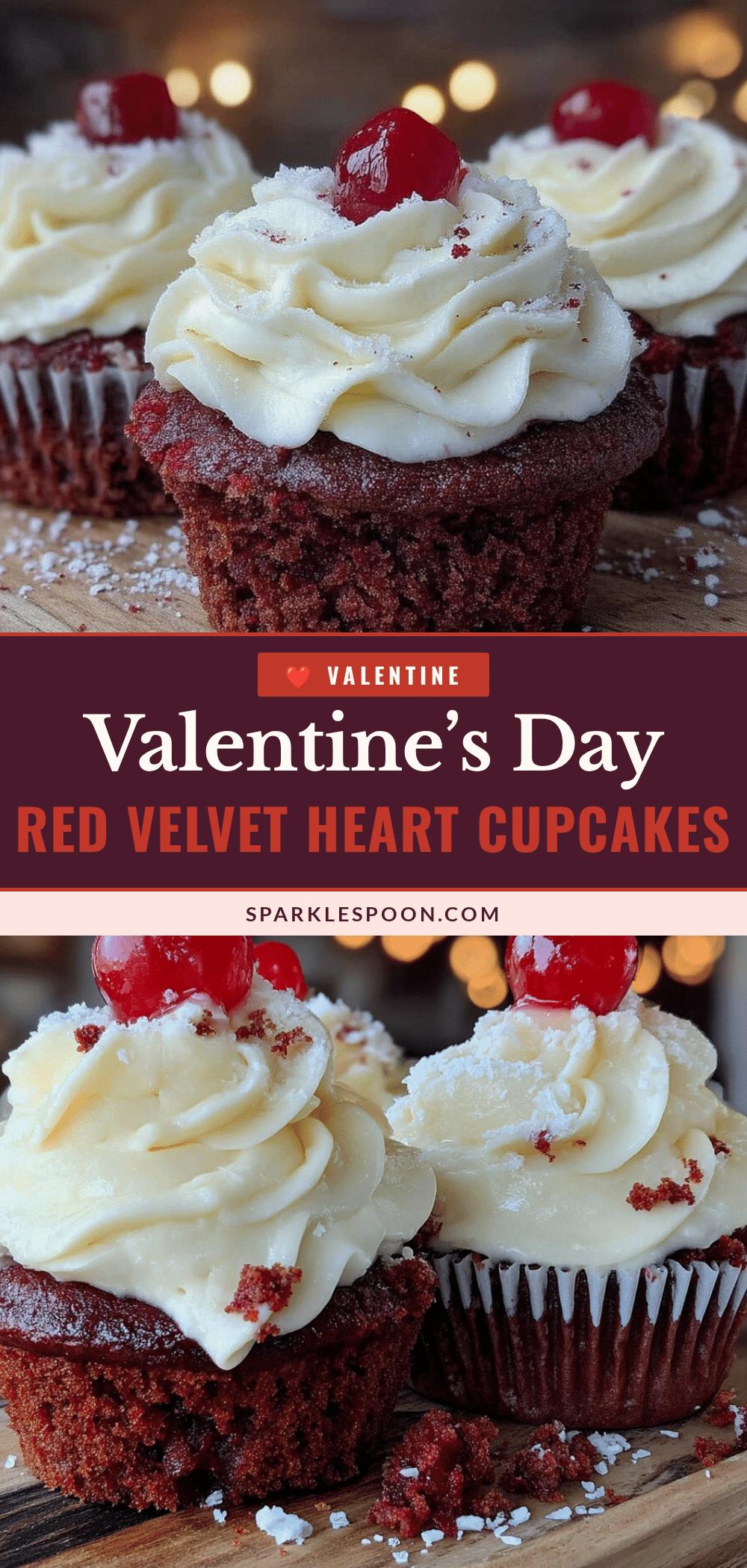 red velvet heart cupcakes recipe