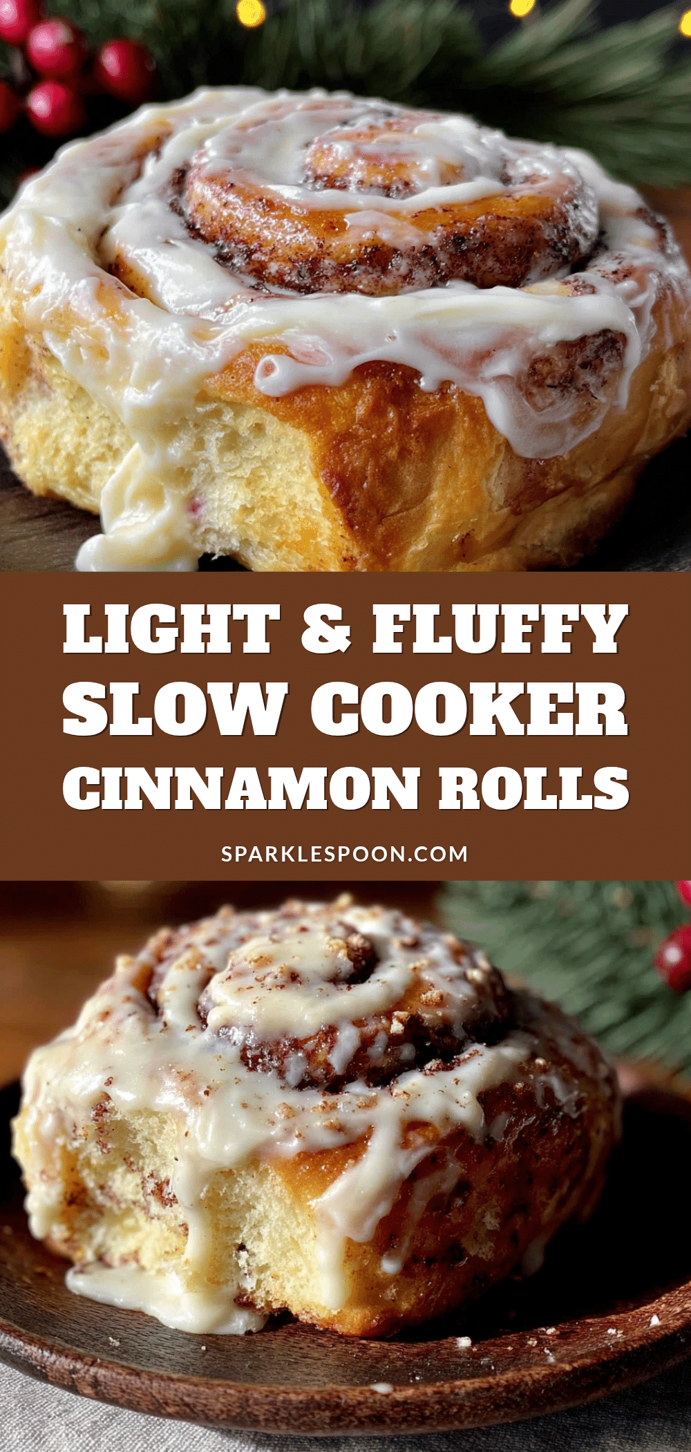 slow cooker cinnamon rolls recipe