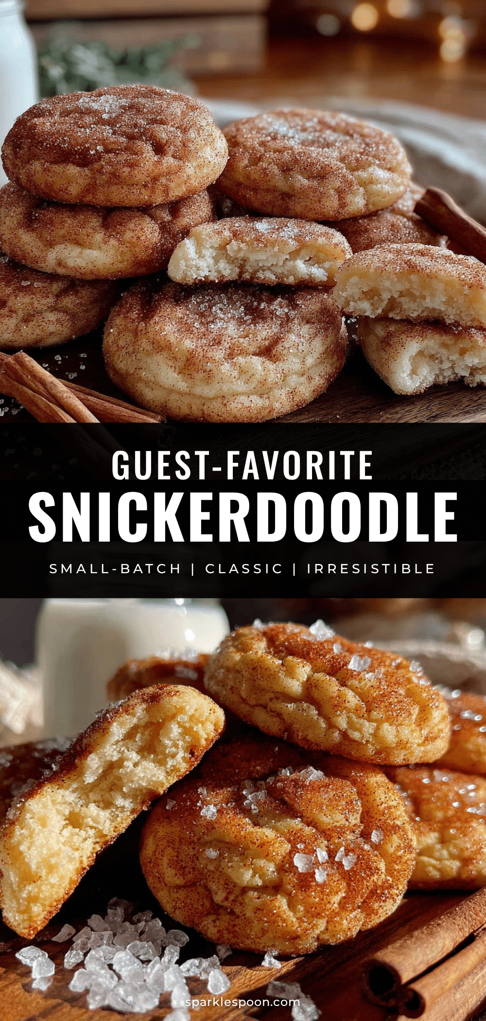 small-batch snickerdoodle cookies recipe