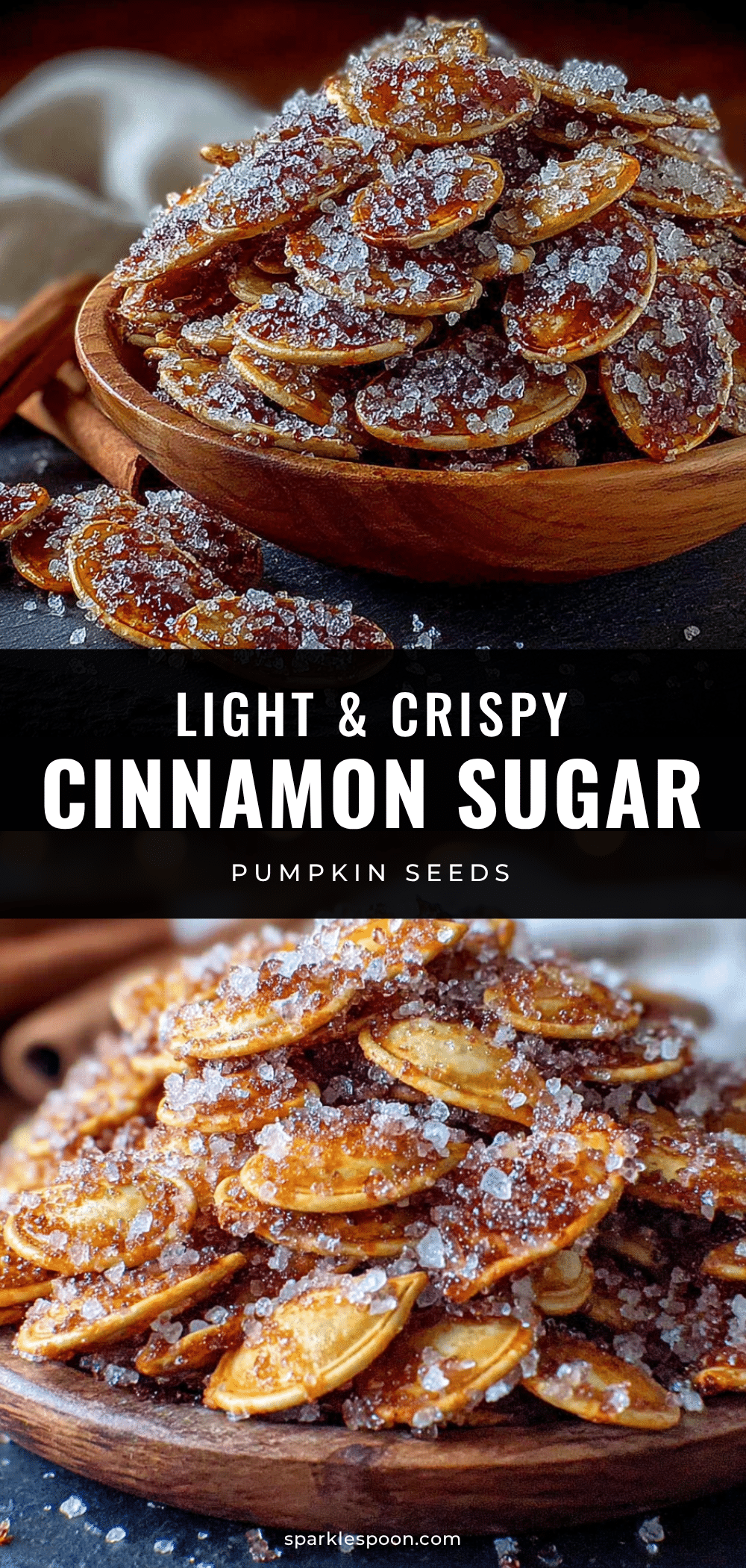 cinnamon sugar pumpkin seeds recipe