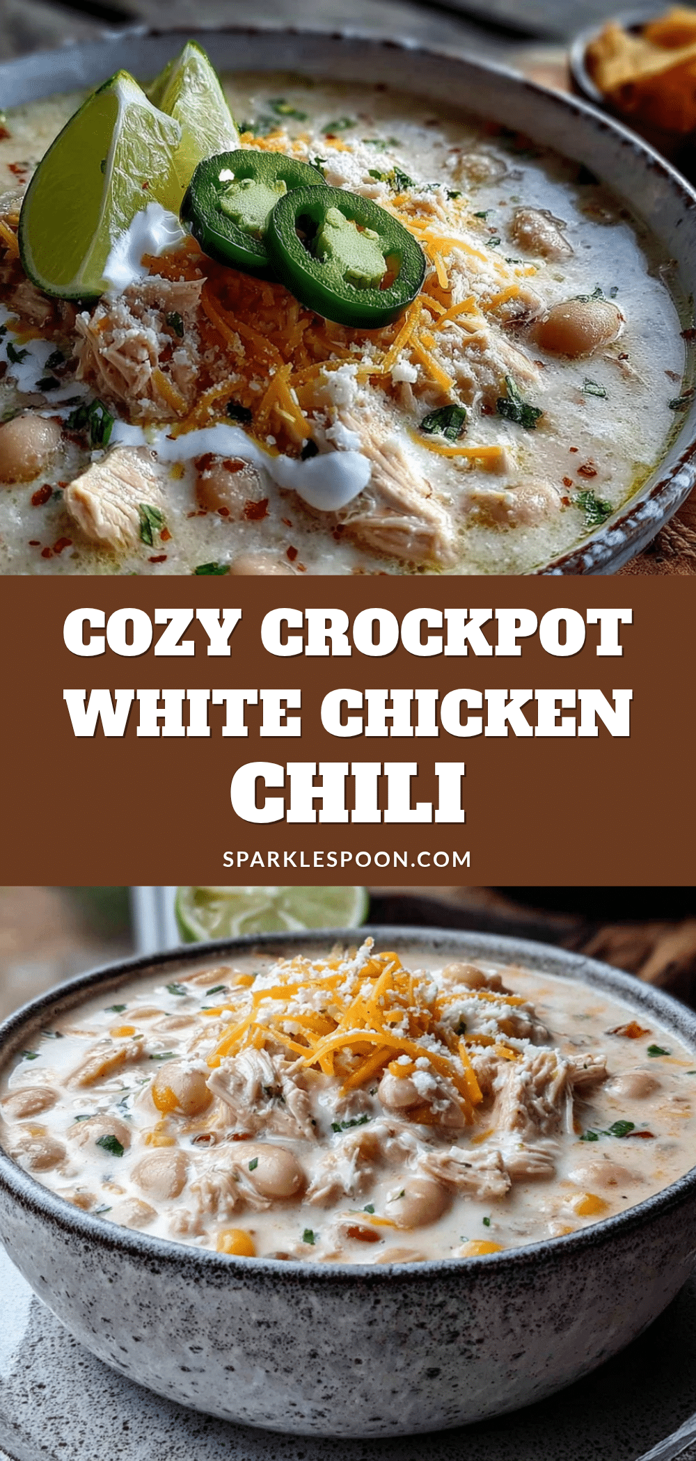 cozy crockpot white chicken chili recipe