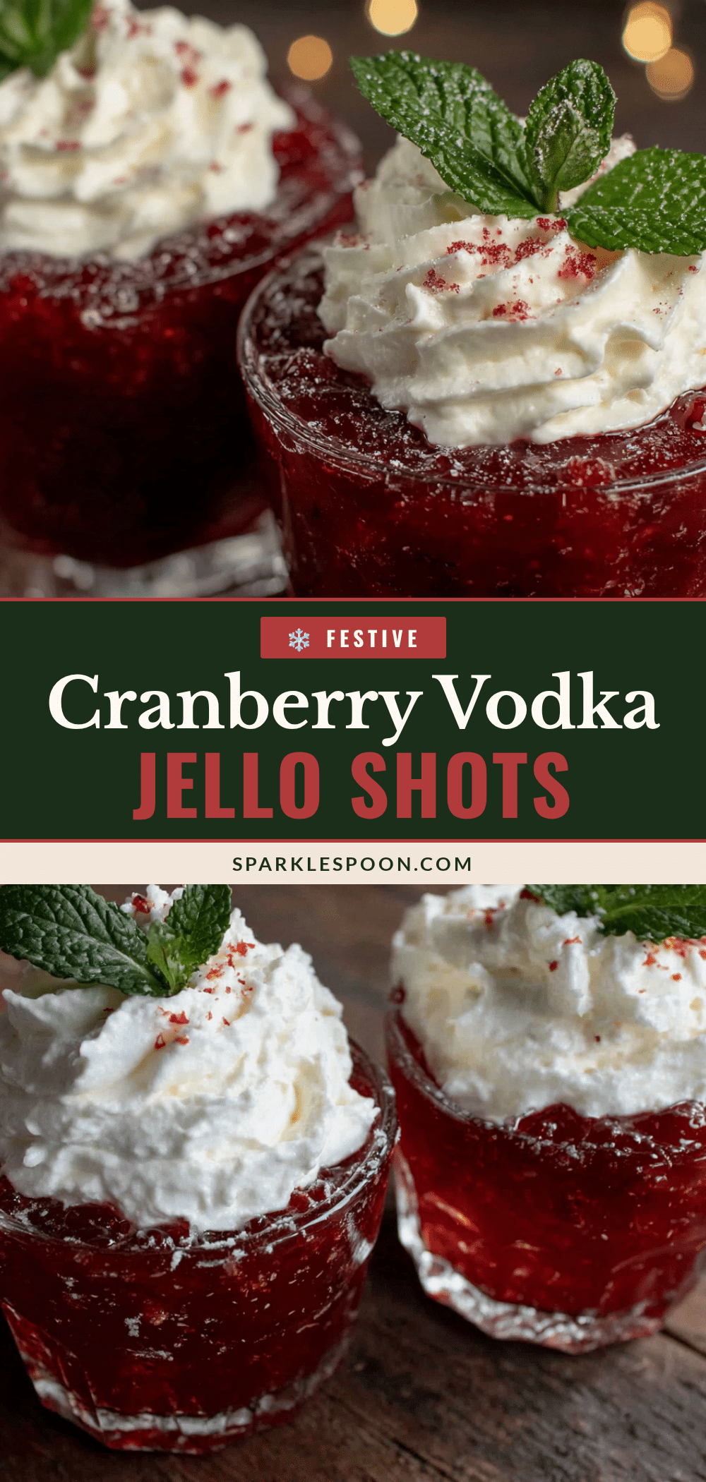 cranberry vodka jello shots recipe
