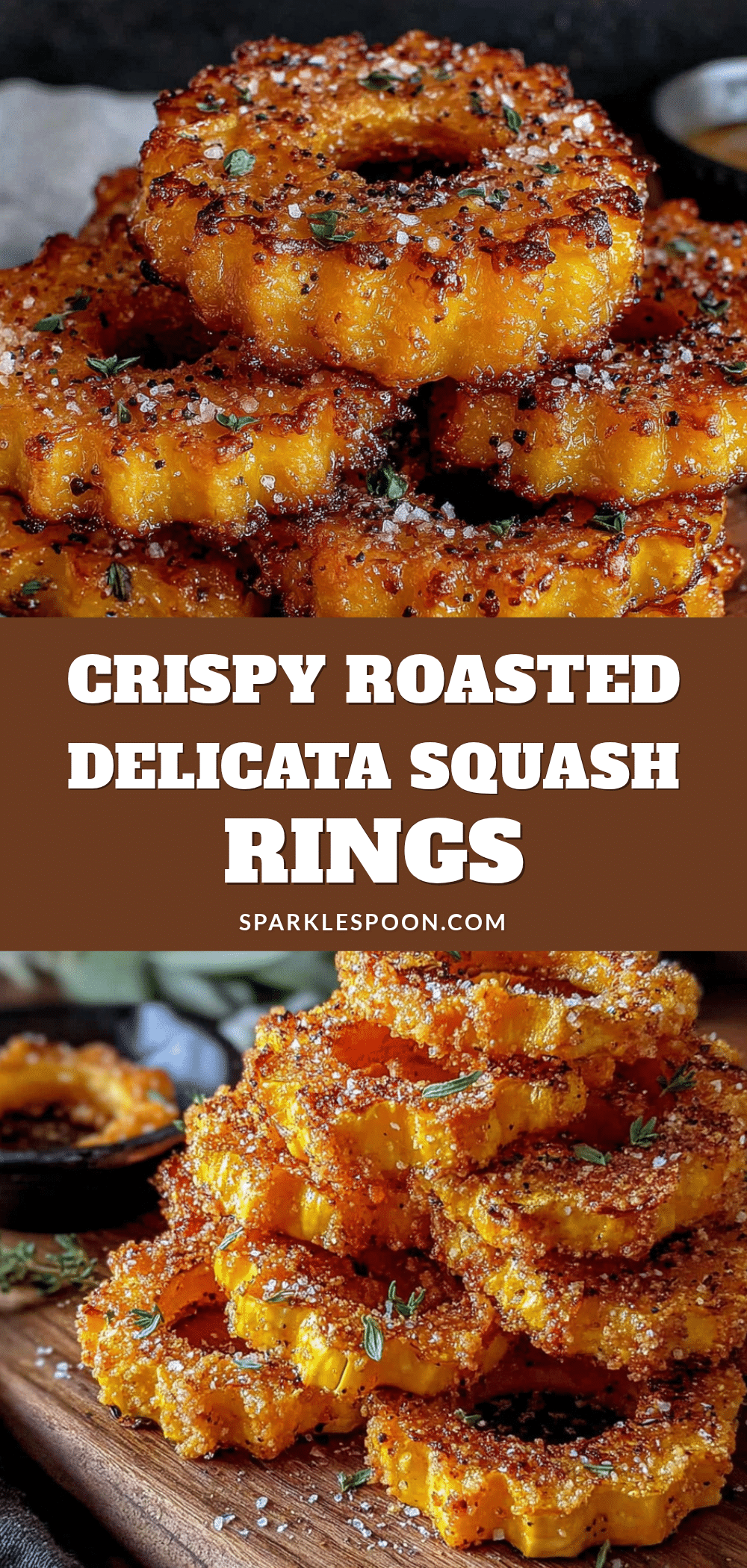 crispy roasted delicata squash rings recipe