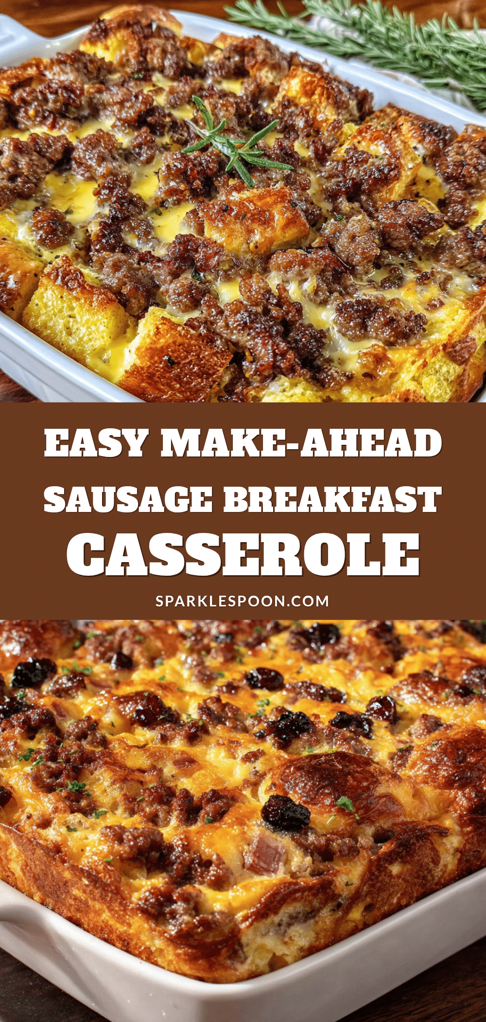 Easy Make-Ahead Sausage Breakfast Casserole recipe