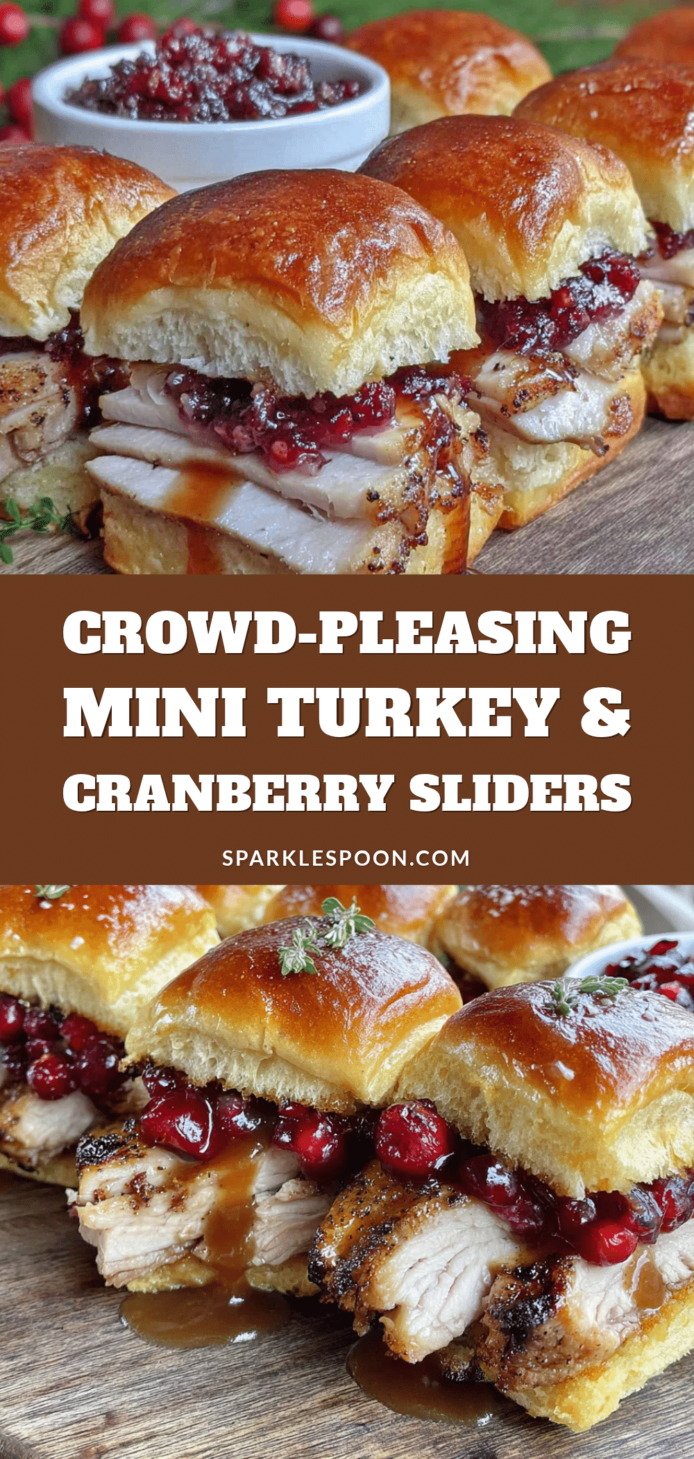 easy mini turkey cranberry sliders recipe