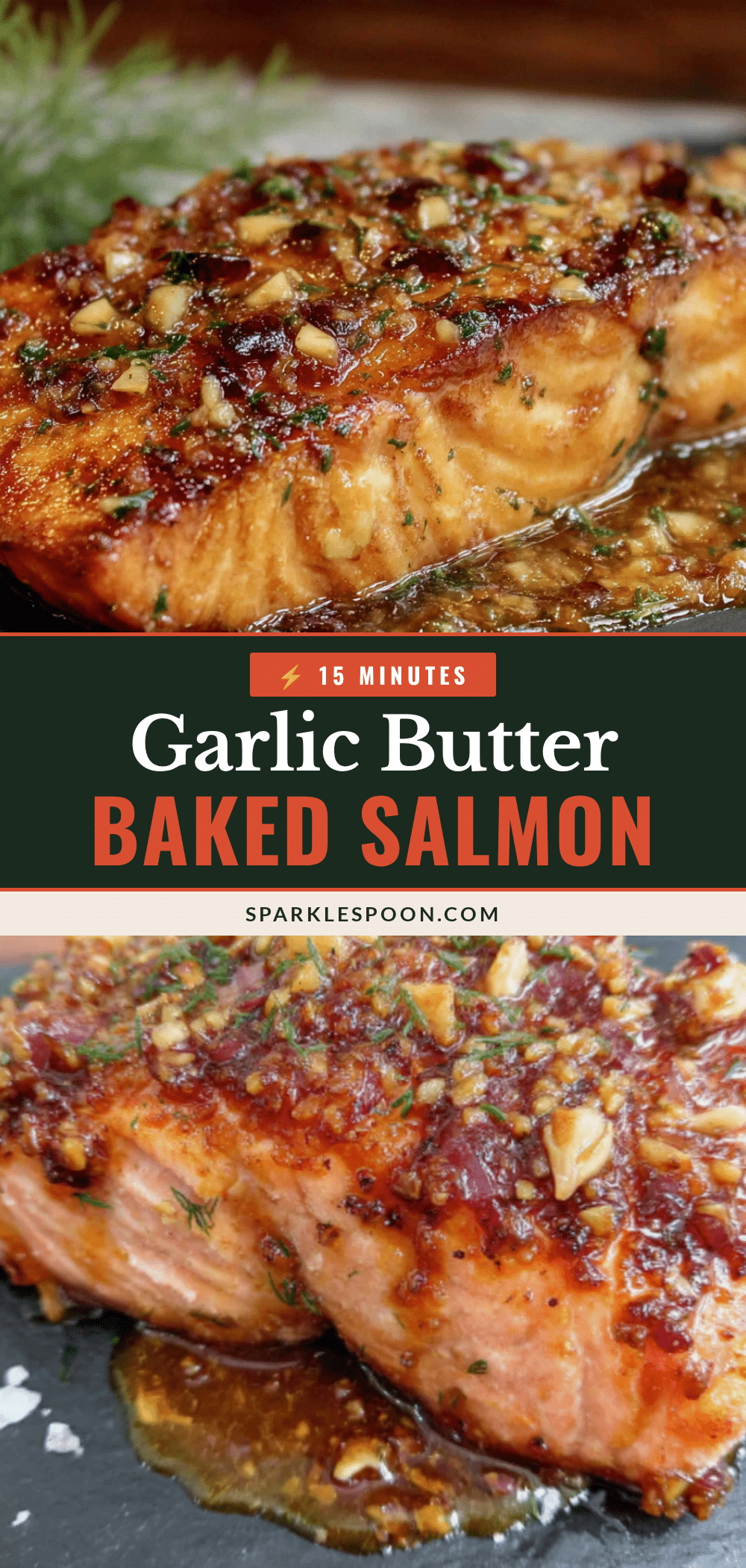 garlic butter baked salmon recipe
