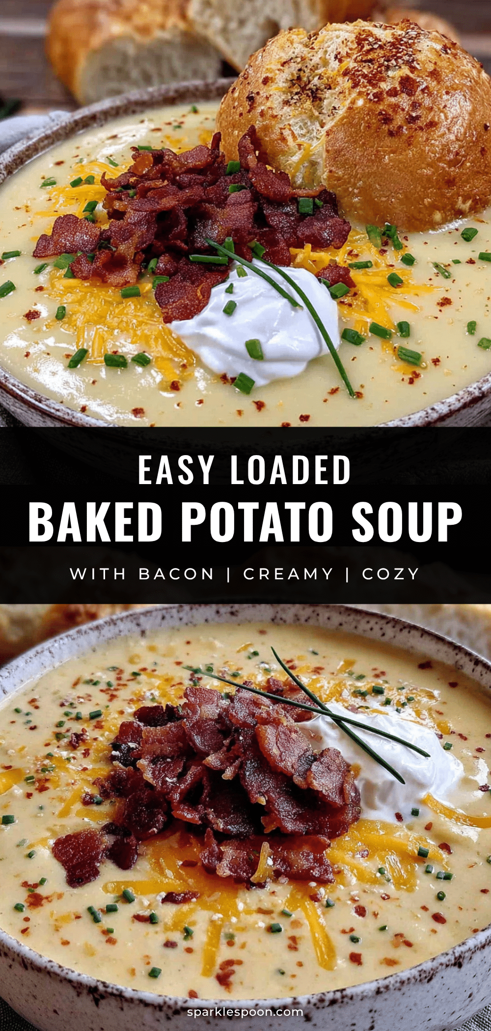 loaded baked potato soup with bacon recipe