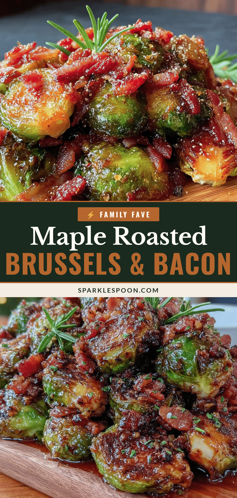 maple roasted brussels sprouts with bacon recipe
