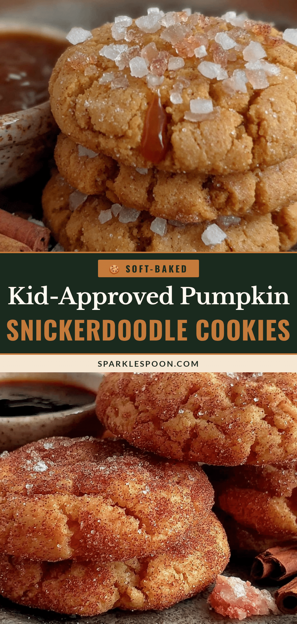 pumpkin snickerdoodle cookies recipe