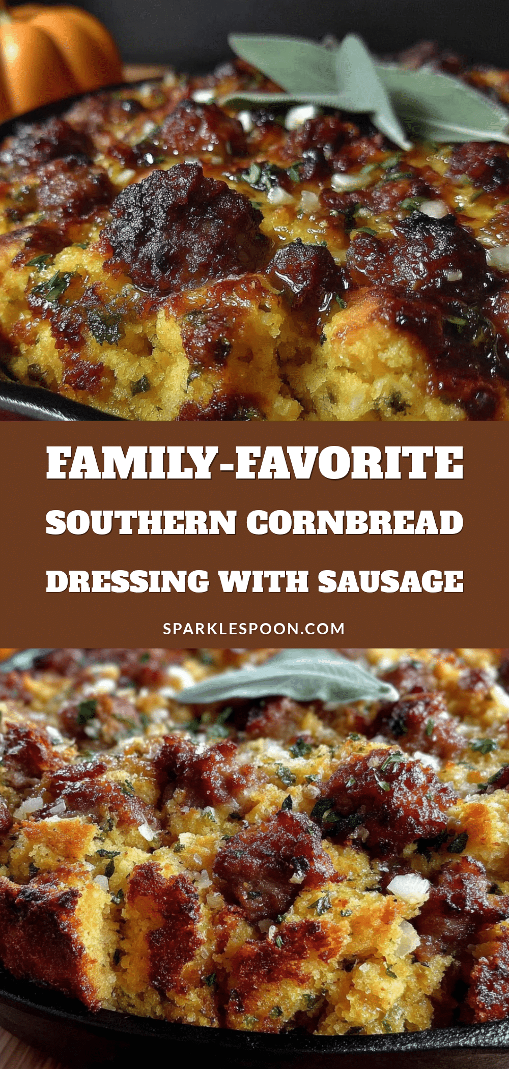 Southern cornbread dressing with sausage recipe