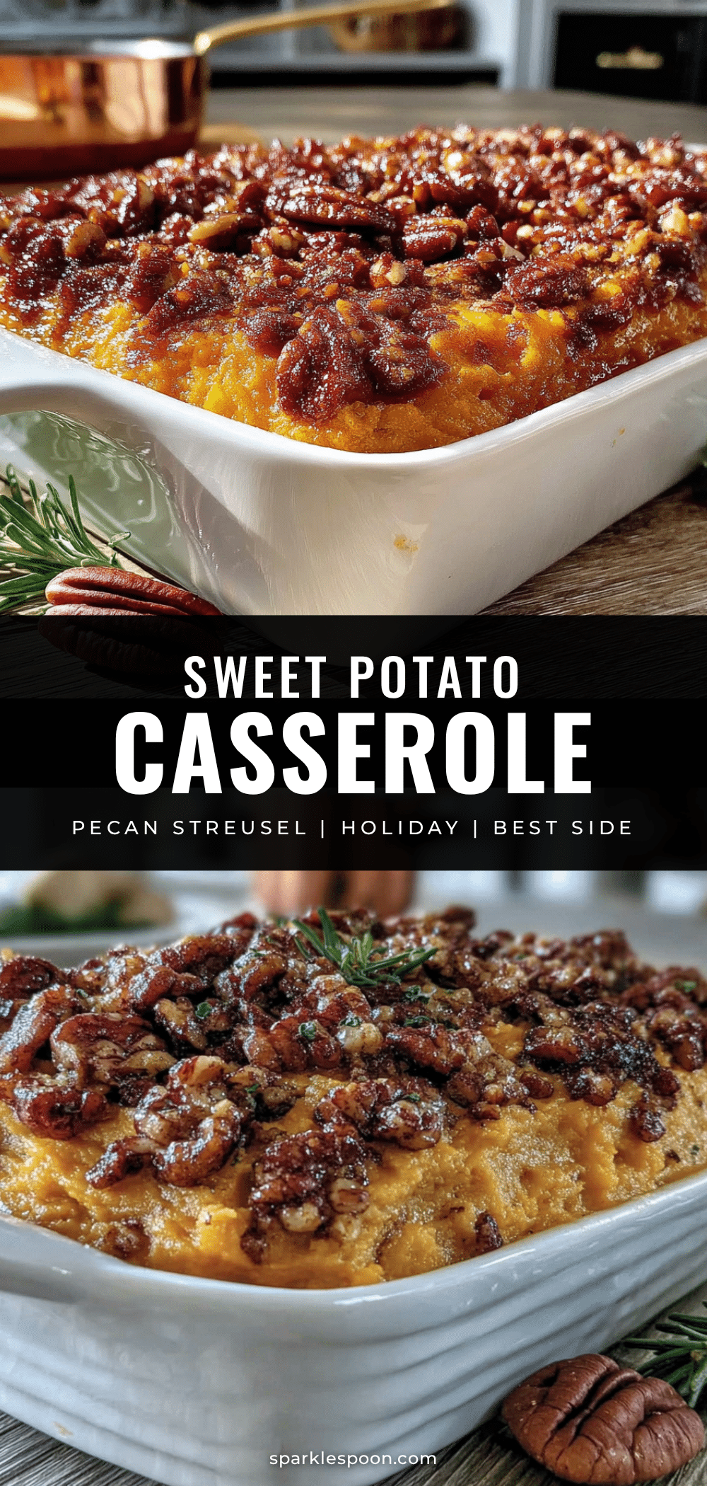 sweet potato casserole with pecan streusel recipe