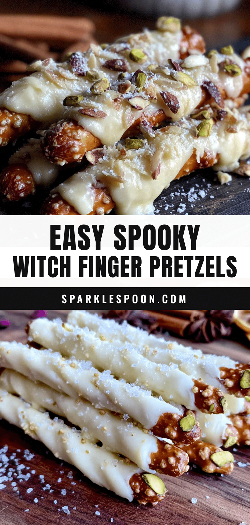 witch finger pretzels recipe