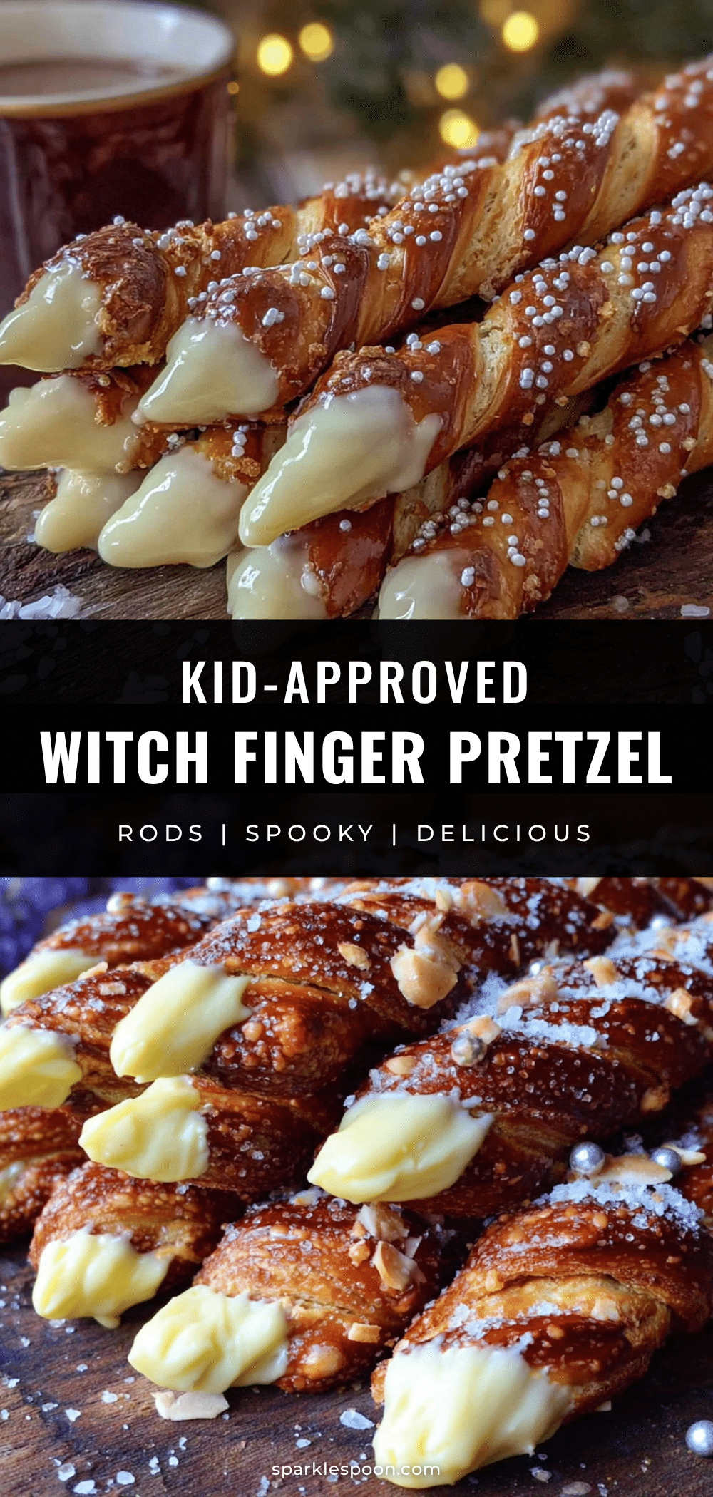 witch finger pretzels recipe
